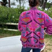Veste Suzani- Veste velours indienne