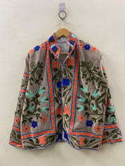 Veste Suzani- Veste velours Indienne