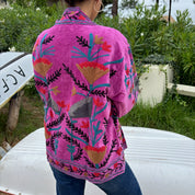 Veste Suzani- Veste velours indienne