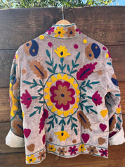 Veste Suzani- Veste velours Indienne