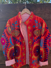 Veste Suzani- Veste velours Indienne