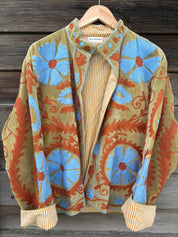 Veste Suzani- Veste velours Indienne