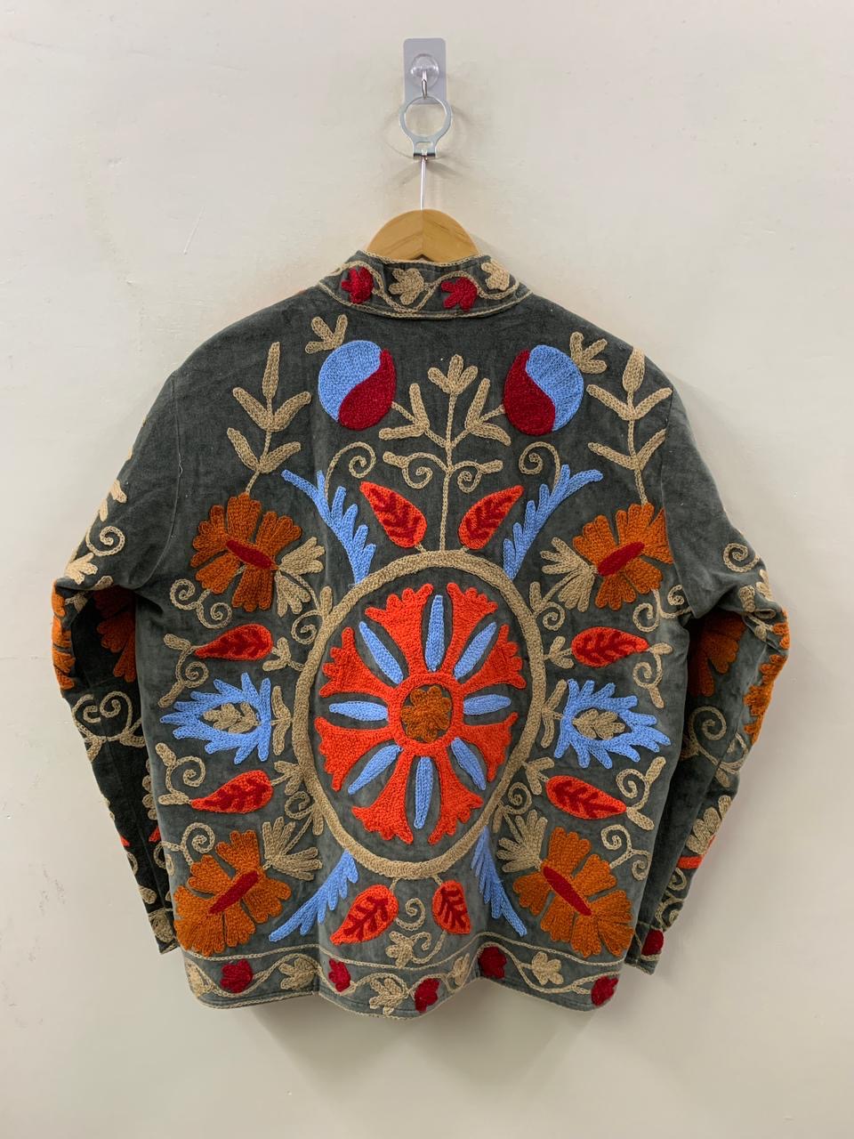 Veste Suzani- Veste velours Indienne