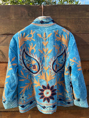 Veste Suzani- Veste velours Indienne