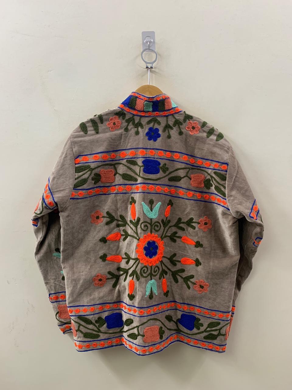 Veste Suzani- Veste velours Indienne