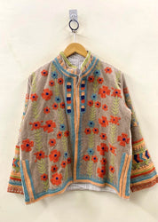 Veste Suzani- Veste velours Indienne