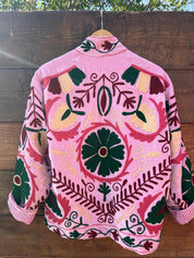 Veste Suzani- Veste velours Indienne