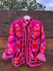 Veste Suzani- Veste velours Indienne