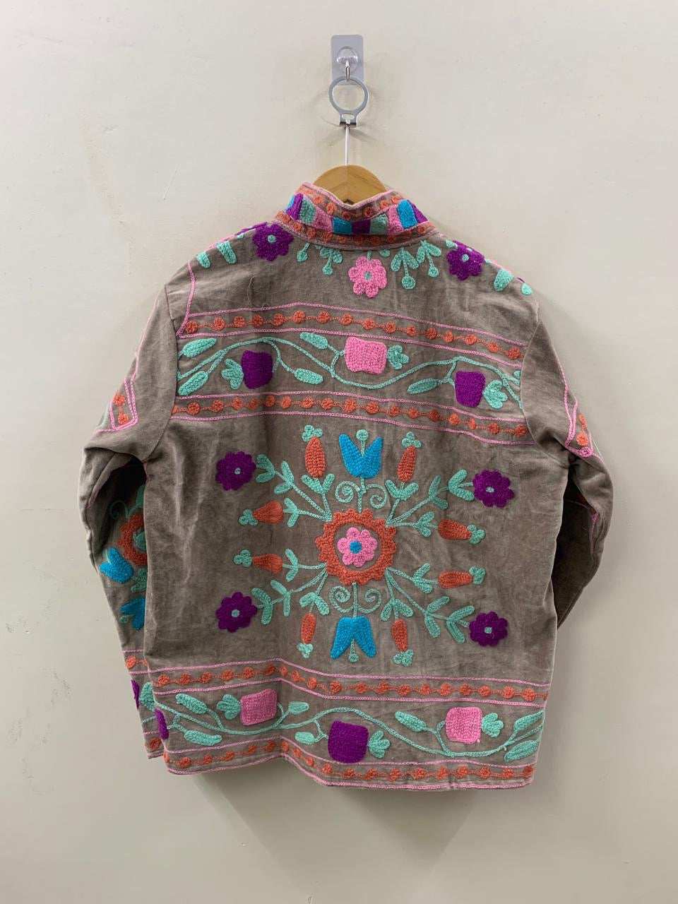 Veste Suzani- Veste velours Indienne