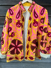 Veste Suzani- Veste velours Indienne