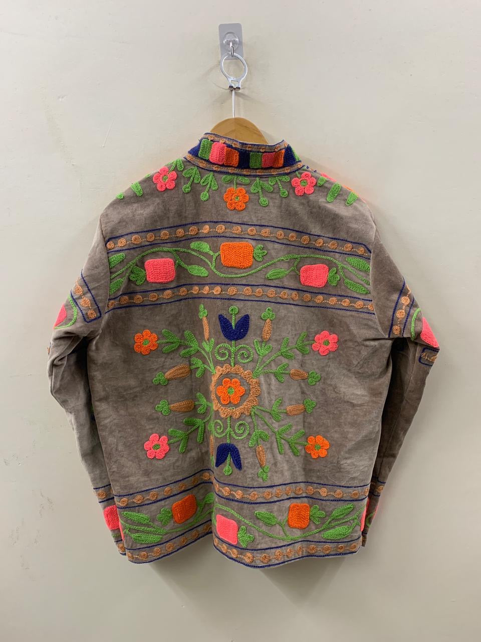 Veste Suzani- Veste velours Indienne