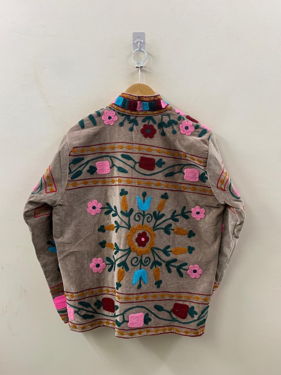 Veste Suzani- Veste velours Indienne