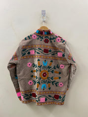 Veste Suzani- Veste velours Indienne