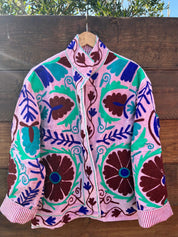 Veste Suzani- Veste velours Indienne