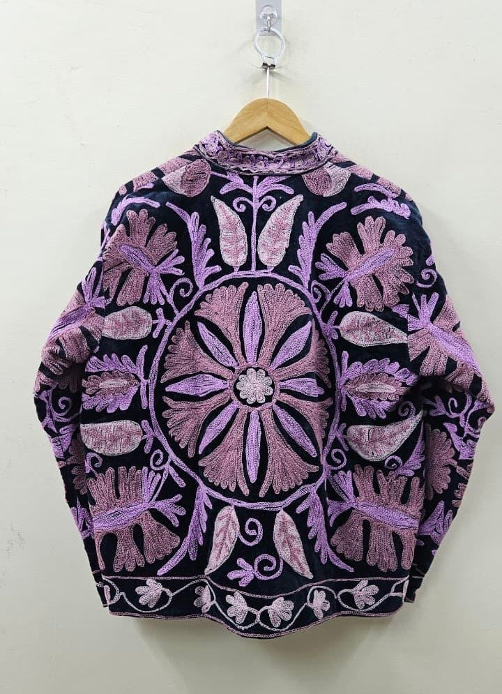 Veste Suzani- Veste velours Indienne