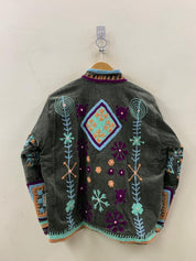 Veste Suzani- Veste velours Indienne