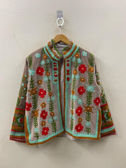 Veste Suzani- Veste velours Indienne
