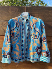 Veste Suzani- Veste velours Indienne