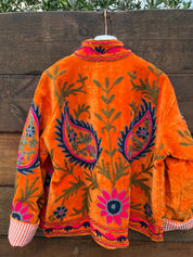 Veste Suzani- Veste velours Indienne