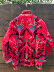 Veste Suzani- Veste velours Indienne