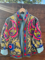 Veste Suzani- Veste velours Indienne