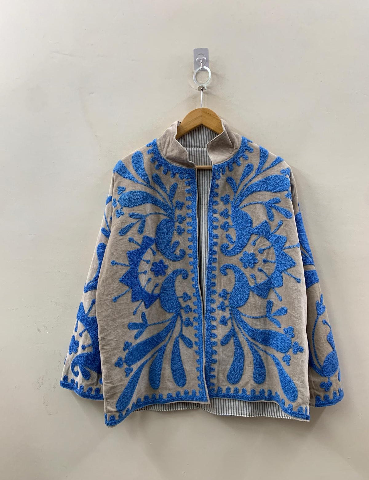 Veste Suzani- Veste velours Indienne