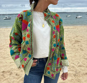 Veste Suzani- Veste velours indienne