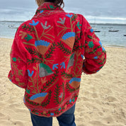 Veste Suzani- Veste velours indienne