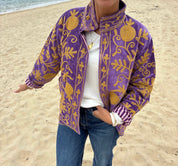 Veste Suzani- Veste velours indienne