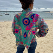Veste Suzani- veste velours indienne