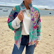 Veste Suzani- veste velours indienne