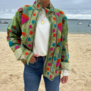 Veste Suzani- Veste velours indienne