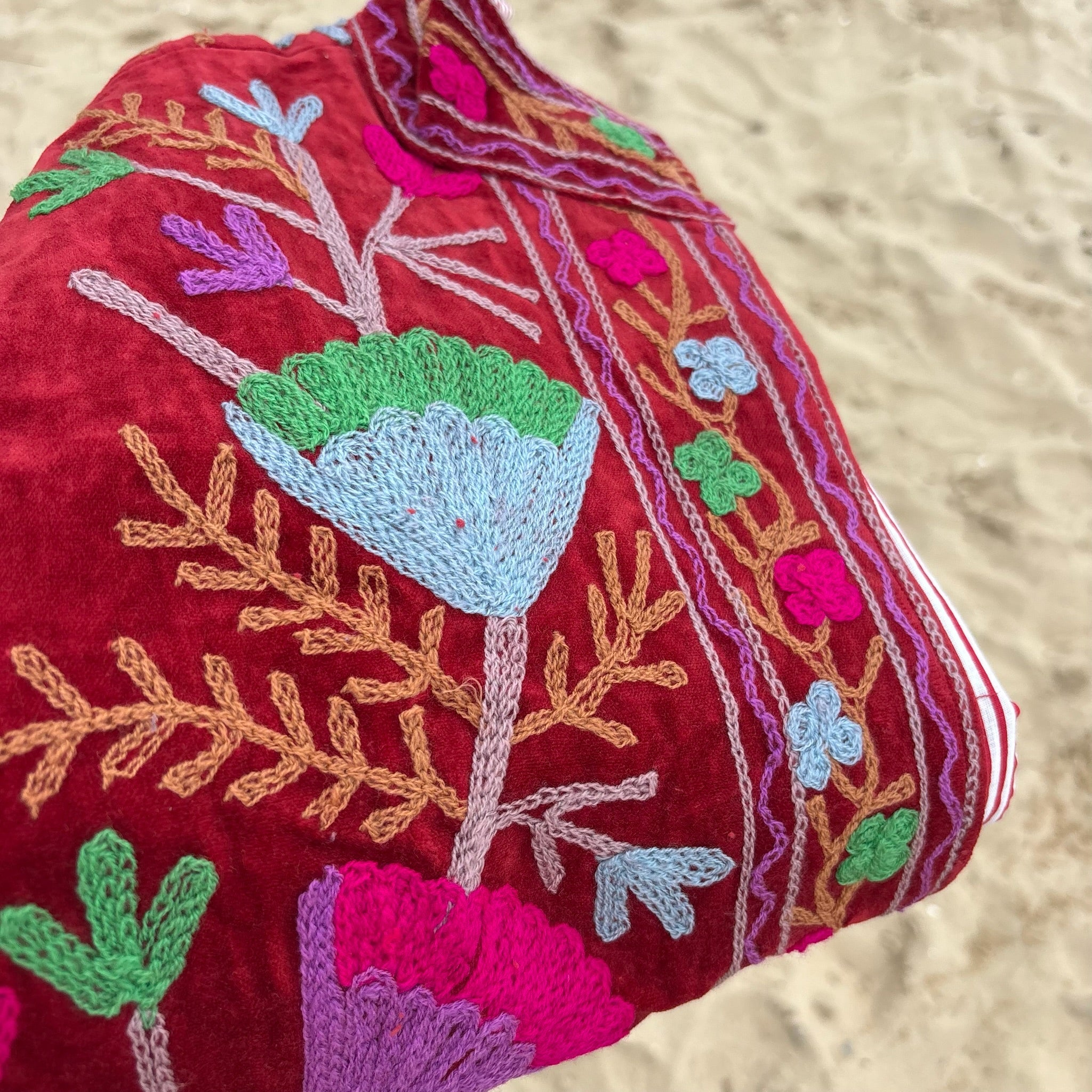 Veste Suzani- Veste velours indienne