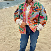Veste Suzani- Veste velours indienne