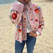 Veste Suzani- Veste velours indienne