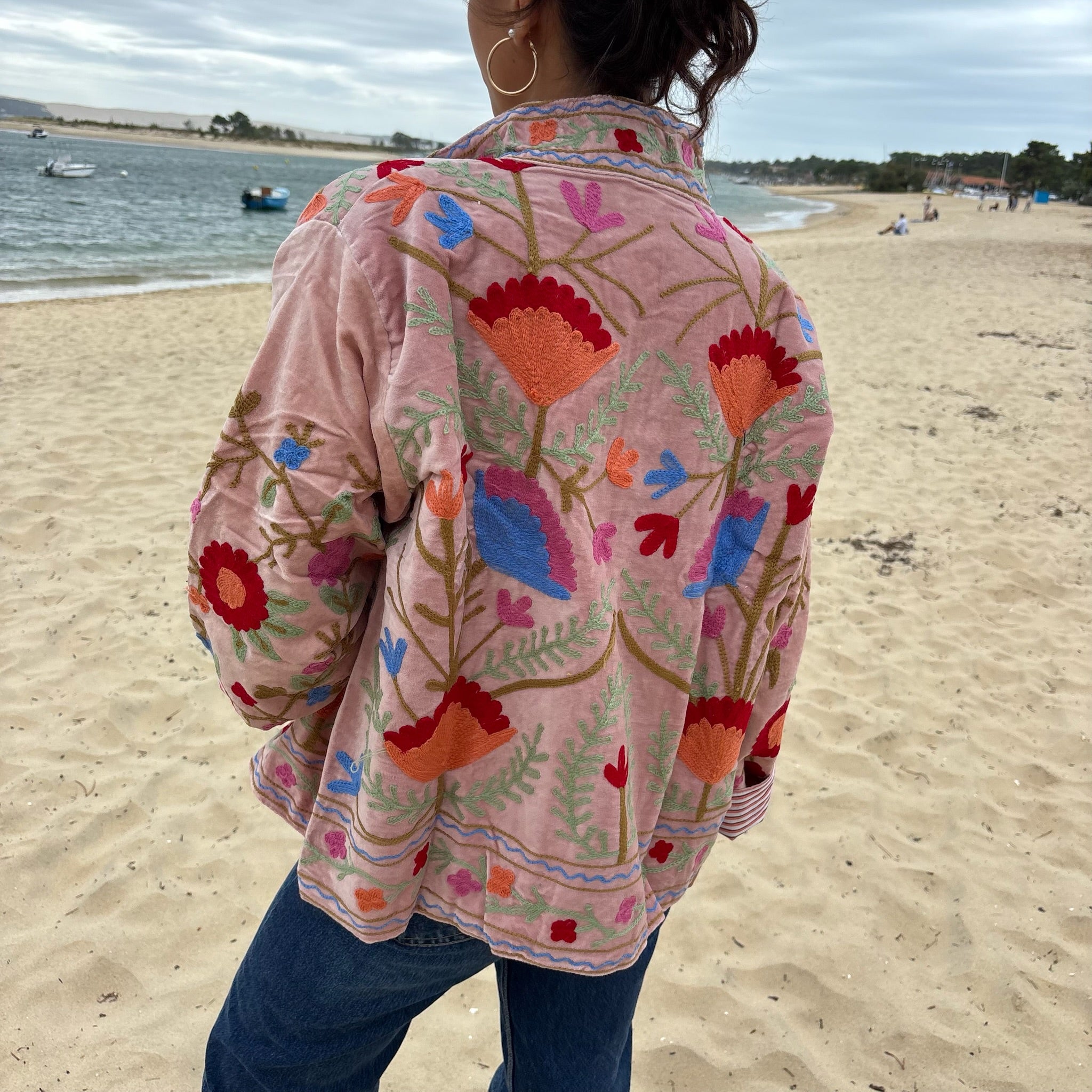 Veste Suzani- Veste velours indienne