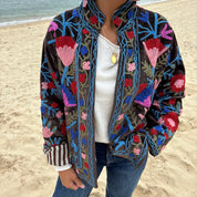 Veste Suzani- Veste velours indienne