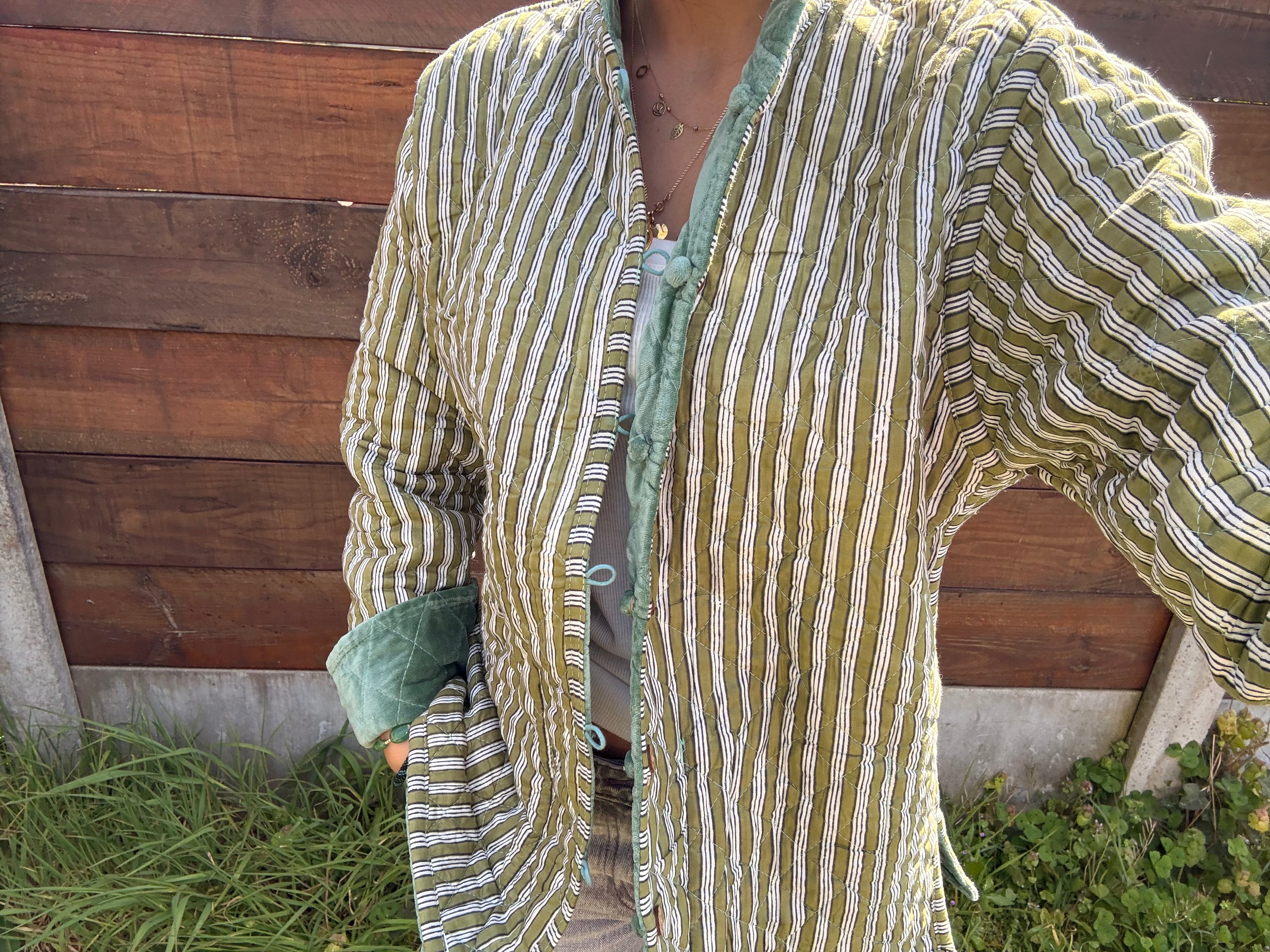 Veste Suzani- Veste velours Indienne