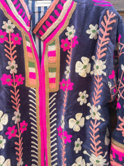 Veste Suzani- Veste velours Indienne