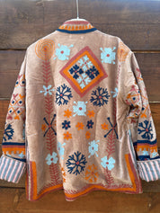 Veste Suzani- Veste velours Indienne