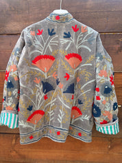 Veste Suzani- Veste velours Indienne