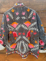 Veste Suzani- Veste velours Indienne