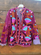 Veste Suzani- Veste velours Indienne