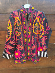 Veste Suzani- Veste velours Indienne