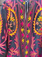 Veste Suzani- Veste velours Indienne