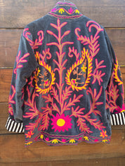 Veste Suzani- Veste velours Indienne