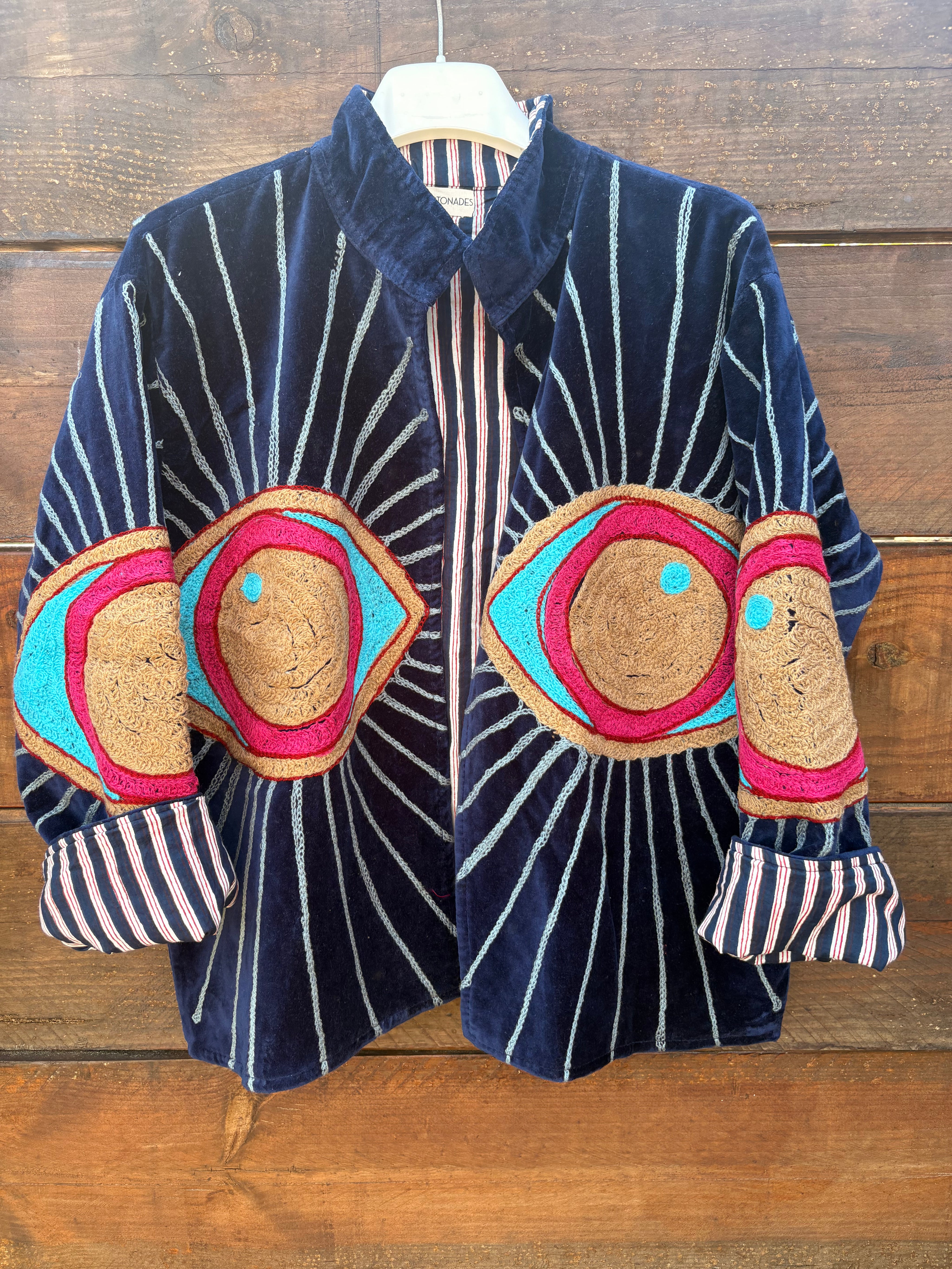 Veste Suzani- Veste velours Indienne