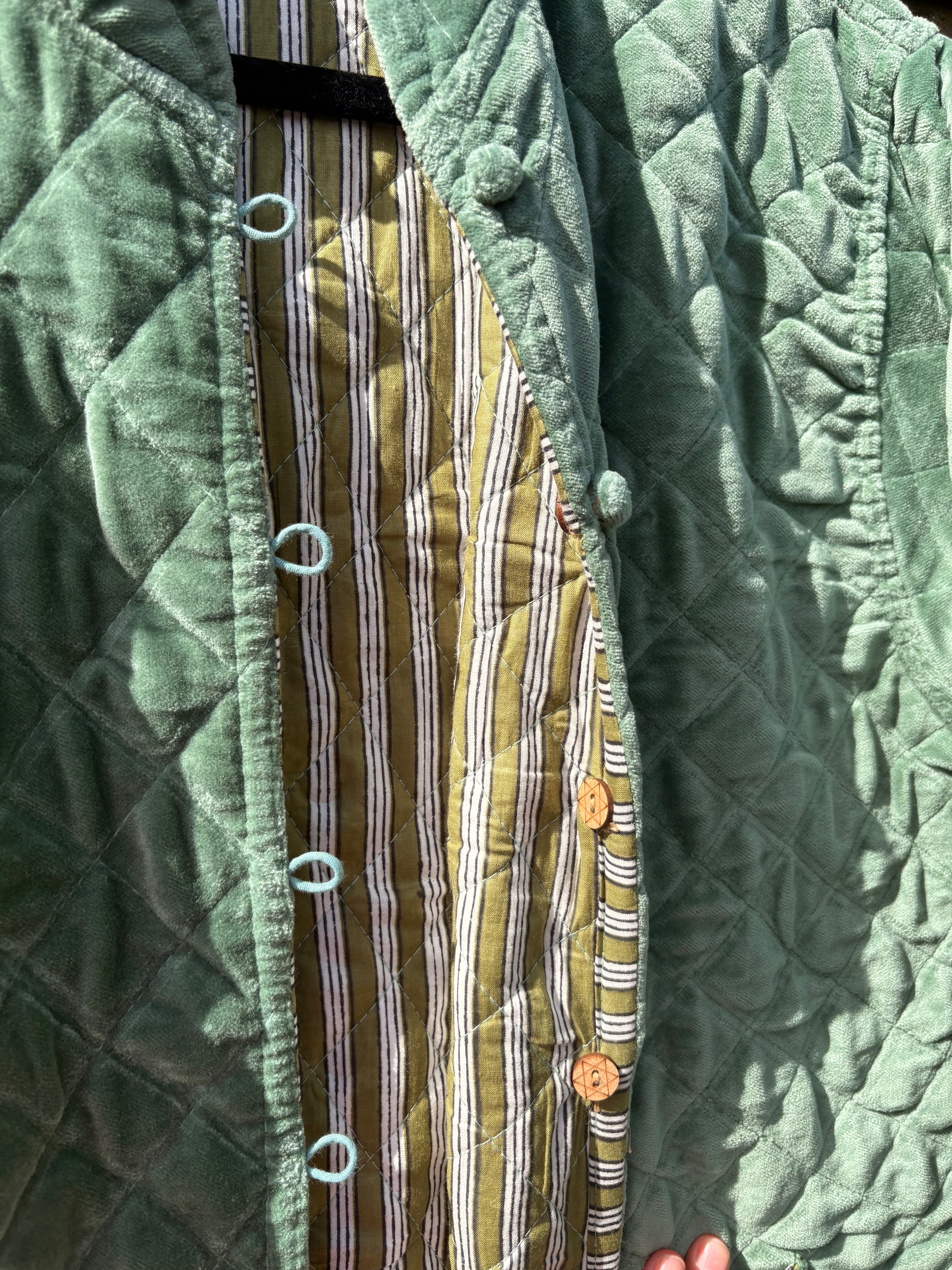 Veste Suzani- Veste velours Indienne