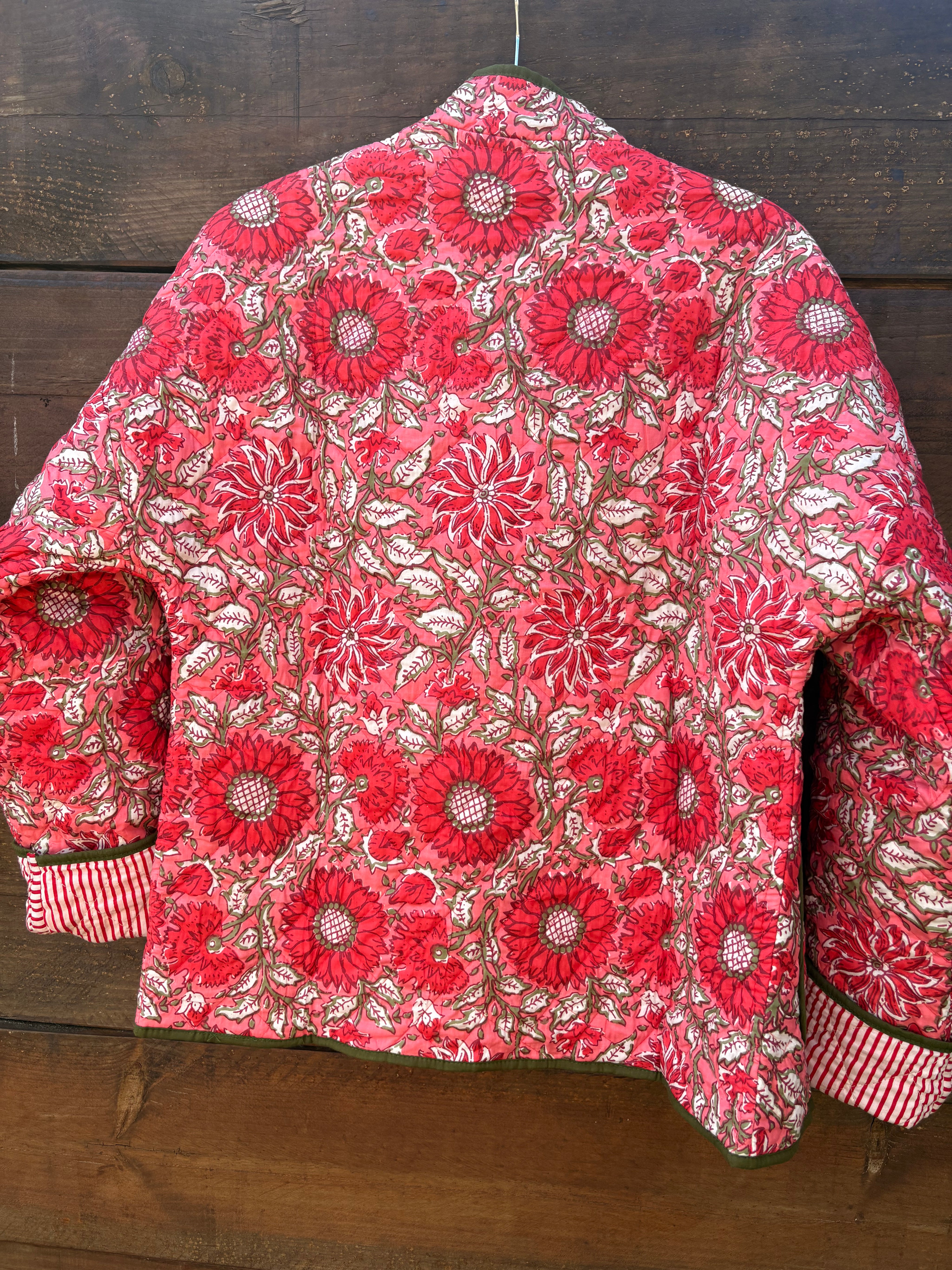 Veste Coton Réversible - veste matelassée artisanale