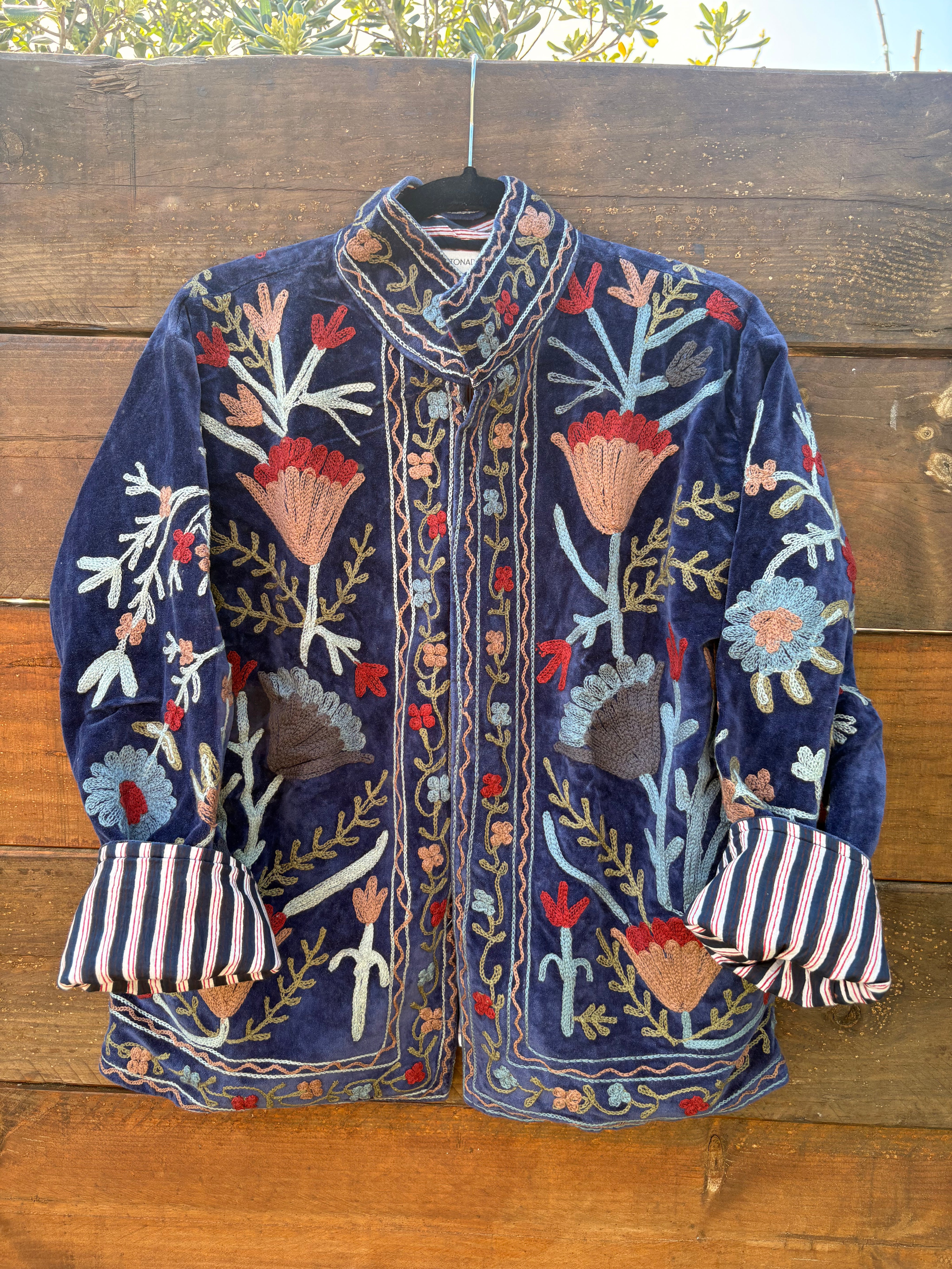 Veste Suzani- Veste velours Indienne